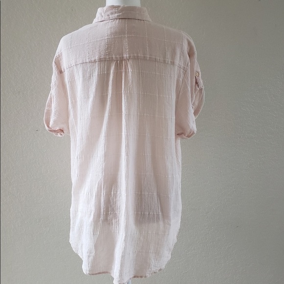 Anthro Isabella Sinclair button up top size Medium - Picture 5 of 9